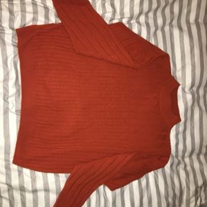 Orange sweater